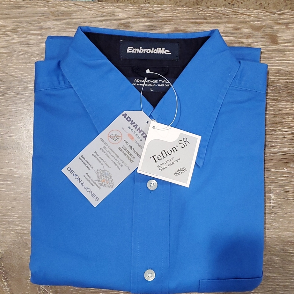 Devon & Jones EmbroidMe Pima Twill Shirt
